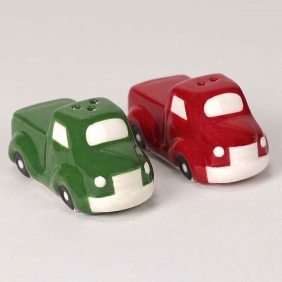 Mini Green Truck Salt and Pepper Shaker - Picture 1 of 1